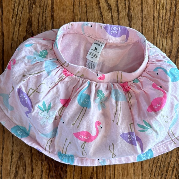 2T Carter's flamingo skort outfit - Picture 4 of 5